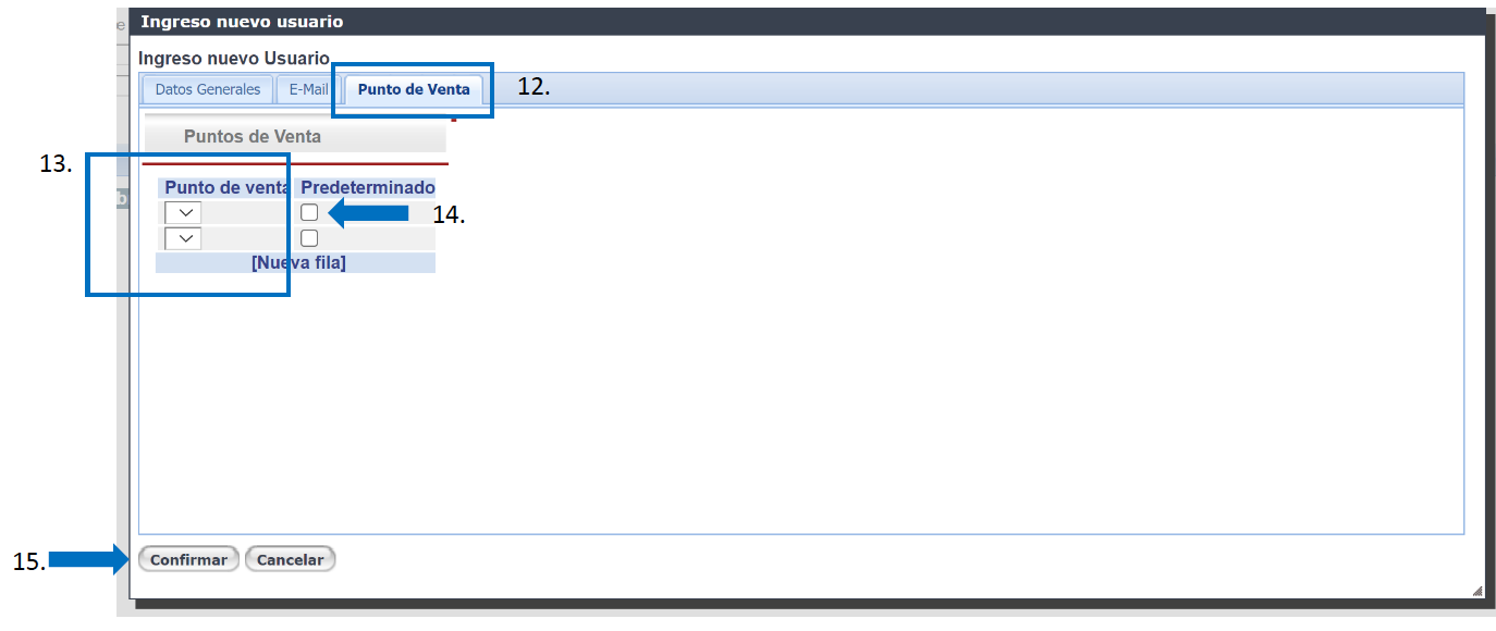 Creación de usuarios