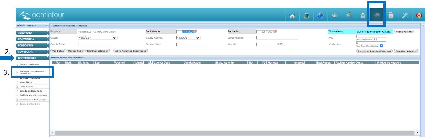 Exportar Asientos Contables a TXT