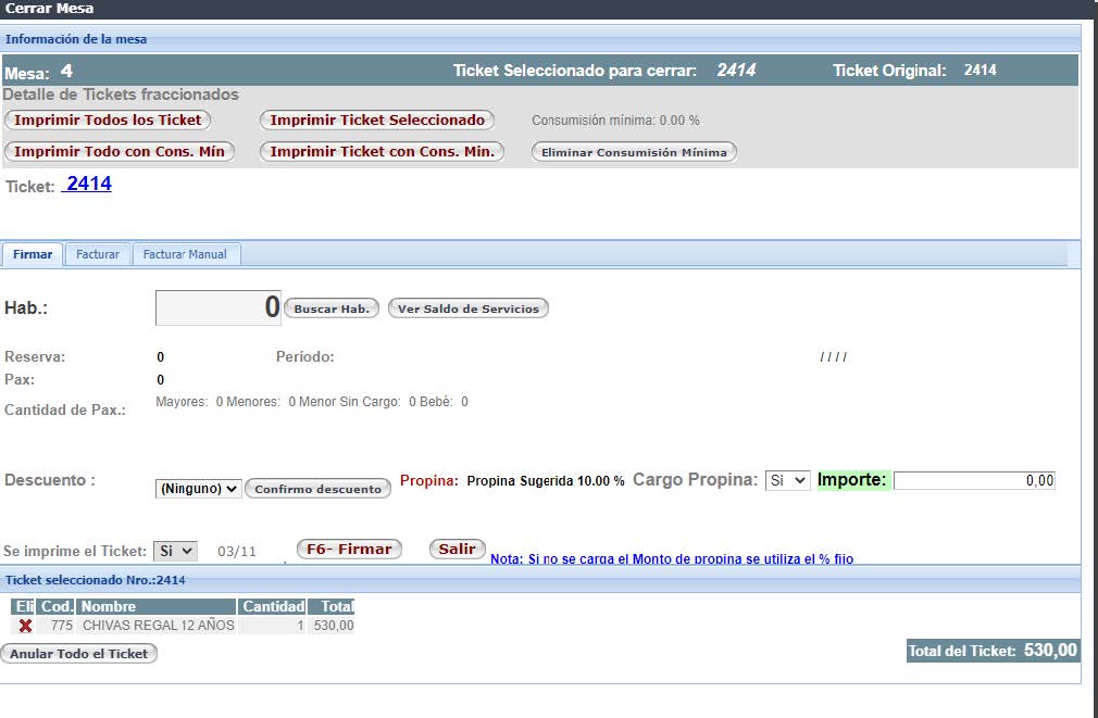 Instructivo de los puntos de venta