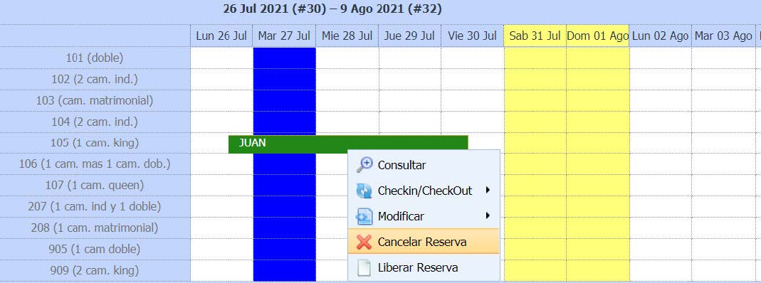 Manual de recepción