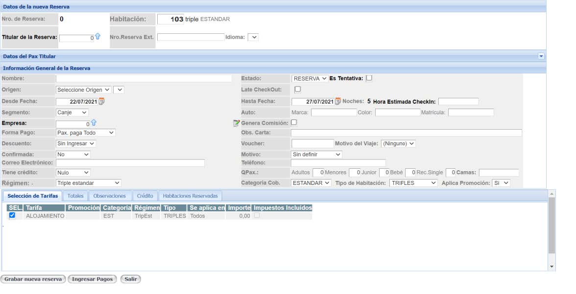 Manual de recepción